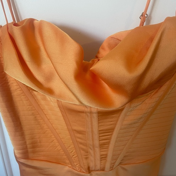 House or CB Myrna Satin Corset Dress - Picture 5 of 9